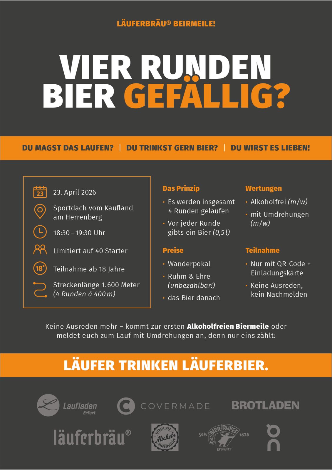 Gemeinsam in Bewegung: Laufabzeichen-Tag am 23. April in Erfurt