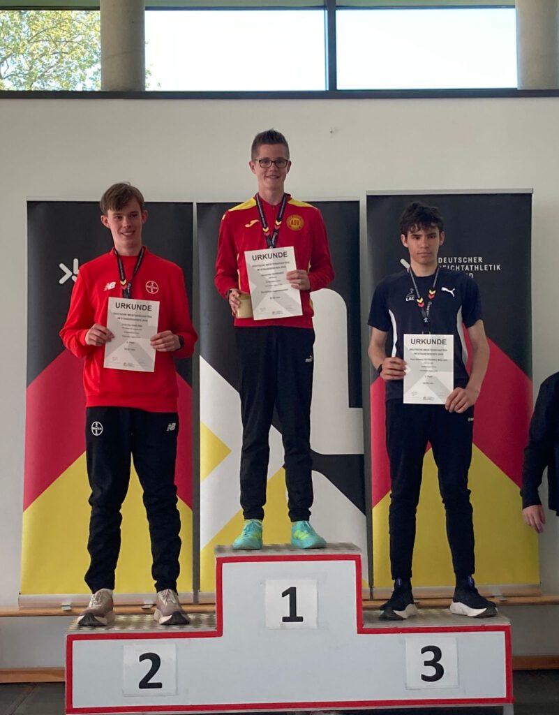 Deutscher Meister MJ U18 Alexander Schwarz.